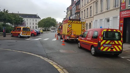 La passagère d'une moto blessée boulevard Clocheville