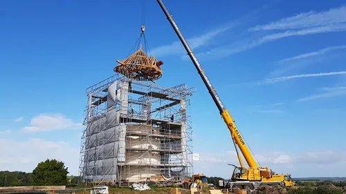 Le moulin de Mentque-Nortbécourt a une nouvelle charpente