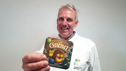 La bière de Noël "O Guénel", aux saveurs de chocolat, biscuit et...