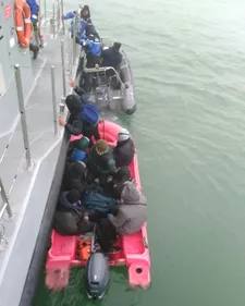 8 migrants secourus ce jeudi au large de la Côte d'Opale