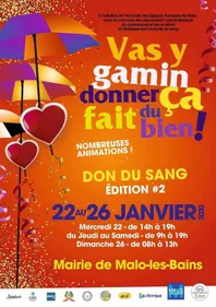 Les pompiers de Malo mettent le paquet pour récolter du sang