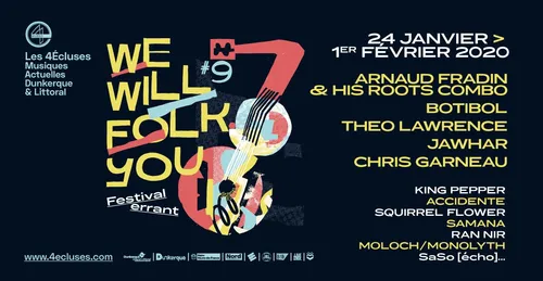 Ambiance cosy, lumières tamisées… le festival "We will folk you"...