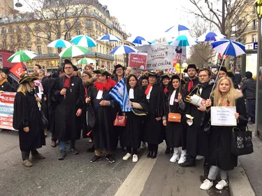 Des avocats dunkerquois dans le cortège parisien !