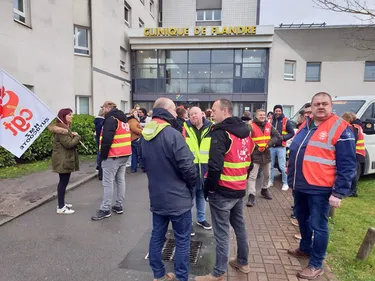 Le personnel soignant en colère à la clinique de Flandre