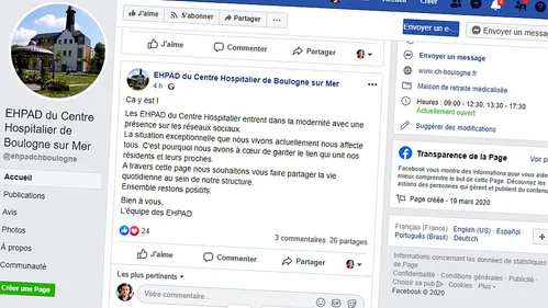 Pour conserver le lien avec l'extérieur, les EHPAD débarquent sur...