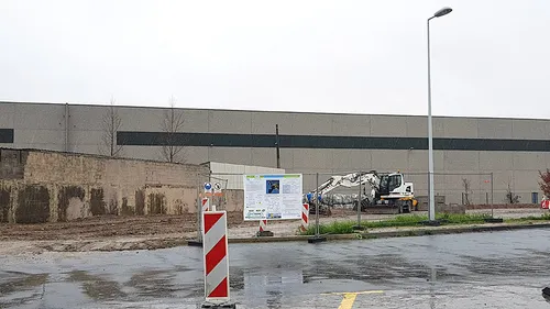 Une station de biogaz en construction pour rouler au gaz naturel...