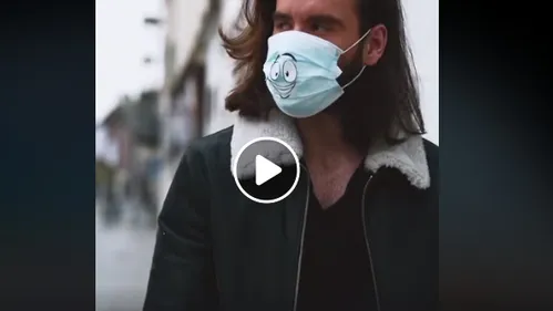 Un habitant fait le buzz avec sa vidéo sur le port du masque