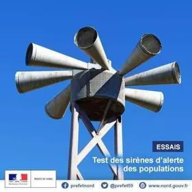 Vous pourriez entendre la sirène en fin de matinée