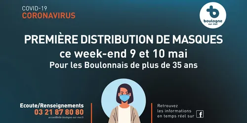 La distribution des masques commencera samedi