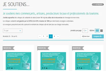 Des chèques solidaires pour venir en soutien aux commerçants