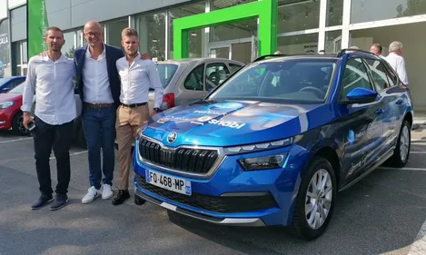 Freshpack et SNAB offrent une voiture à Jimmy Gressier