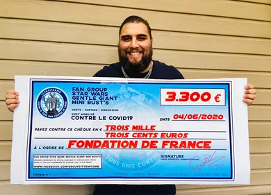 Gavin, fan de Star Wars, récolte 3 300 € dans la lutte contre le...