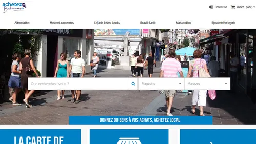 Un site pour faire du shopping chez les commerçants locaux
