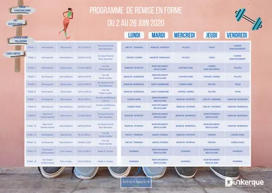 La municipalité vous aide à vous remettre au sport