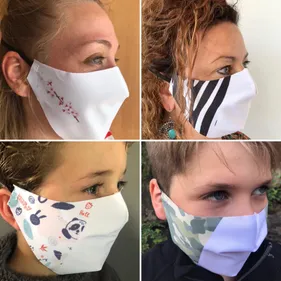 La société Icom propose des masques customisés