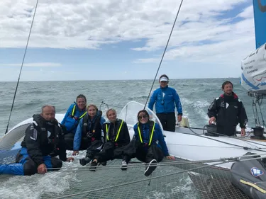 Des malades de la sclérose en plaques ont mis les voiles avec une...