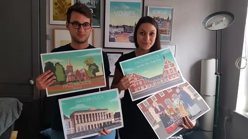 Le Lièvre met en valeur le patrimoine local sur des affiches