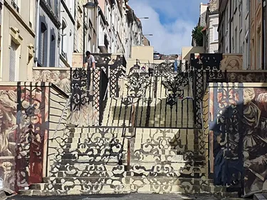 L’escalier de la rue Baudelocque est métamorphosé