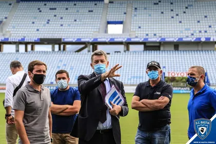 6500 supporters Corses face à Boulogne