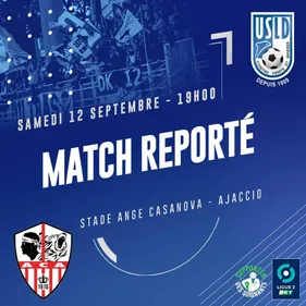 Ajaccio - Dunkerque reporté à cause de la Covid