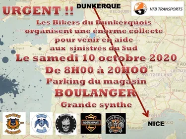 Les bikers au secours des sinistrés du Sud de la France