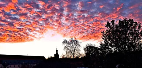 Superbe ciel en ce début de journée