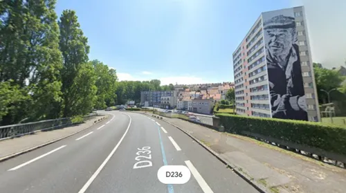 La route entre Boulogne et Le Portel coupée à la circulation à...