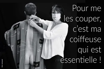 Tout nu pour sauver les coiffeurs