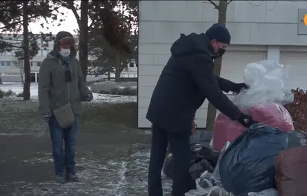 Les collégiens solidaires à Gravelines
