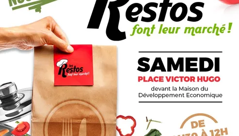 Les restaurateurs proposent leurs plats sur le marché