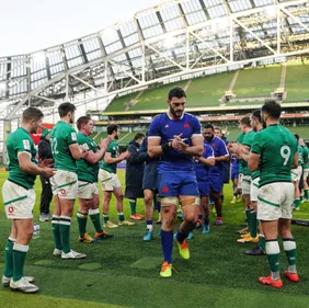 Le XV de France à Pierre Mauroy durant la coupe du Monde 2023