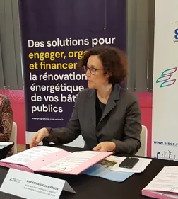 La ministre déléguée au logement en visite ce jeudi matin