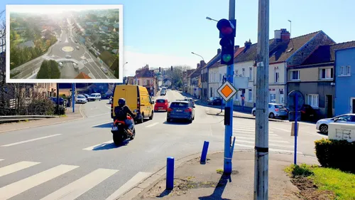 Le carrefour de St-Etienne-au-Mont transformé en rond-point, la fin...
