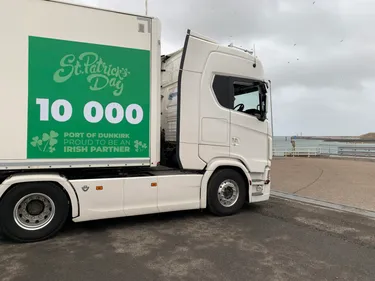 Large succès pour ligne fret entre le port et l'Irlande
