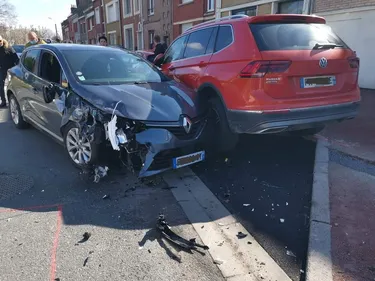 Collision spectaculaire entre Coudekerque et Dunkerque ce midi