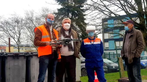 Un drone pour traquer (et empêcher) les nids de goélands sur les toits