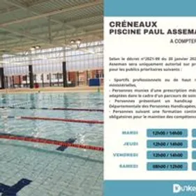 Les piscines vont bientôt rouvrir... partiellement