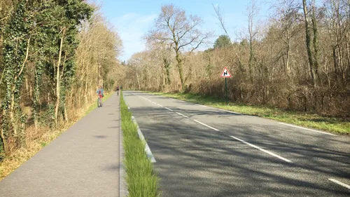 Bientôt une piste cyclable sécurisée pour traverser la forêt d'Ecault