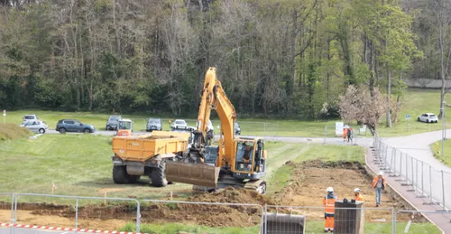 Le CHRSO agrandit son parking, le chantier a commencé.