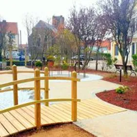 Un jardin médicinal et un jardin du souvenir complèteront le jardin...