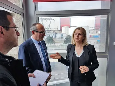 La ministre de la Transition énergétique, Barbara Pompili, en...