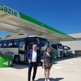 Une station Bio GNV permet de faire le plein de ce carburant...