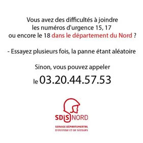 Les numeros d'urgences, 15, 17, 18, en dérangement