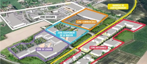 Installations de nouvelles maisons, extensions de zones...