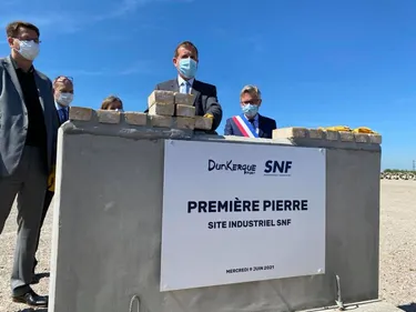 Le chimiste SNF commence les travaux de son usine sur le port de...