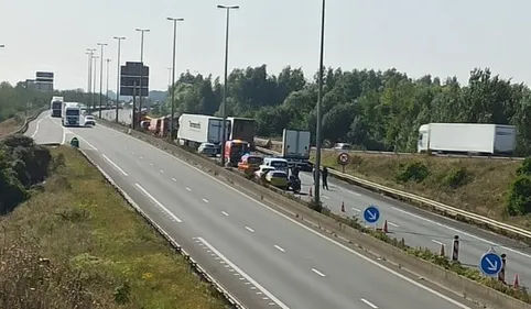 Deux blessés dans une collision sur l'A16