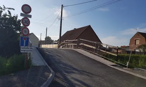 Le pont du Kempoucke, premier pont du marais rénové