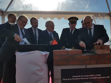 Les travaux ont démarré pour la future base logistique de Lidl à...