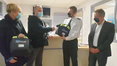 Un défibrillateur disponible au commissariat annexe de Beaurepaire,...