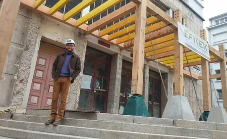 Visitez les coulisses du chantier du théâtre avec l'architecte...